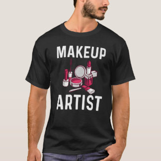 Camiseta Maquiagem Para Mulheres Mãe Maquiadora Cosmetologi