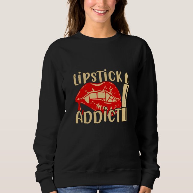 Camiseta Maquiagem - Viciada em Lábios (Frente)