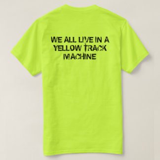 Camiseta Máquina amarela da trilha de MTM