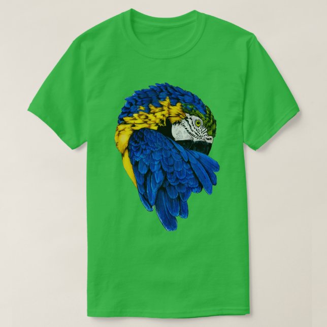 CAMISETA MÁQUINA AZUL E DOURADA 1 (Frente do Design)