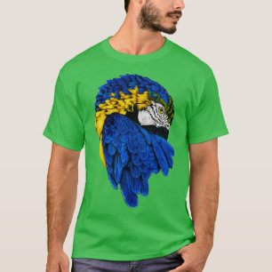 CAMISETA MÁQUINA AZUL E DOURADA 1