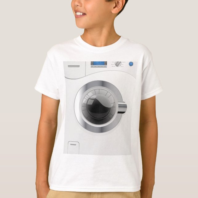 Camiseta Máquina Branca de Lavagem (Frente)