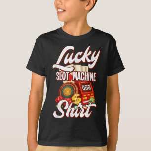 Camiseta Máquina Caça-Níqueis Sortuda Cassino Las Vegas Jog