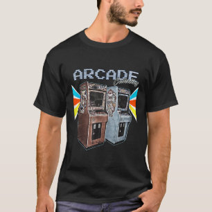 Camiseta Máquina de armário Arcade 1970 1980 1990 Vídeo Jog