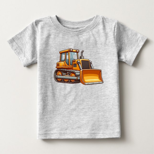 Camiseta Máquina de construção/escavadeira (Frente)