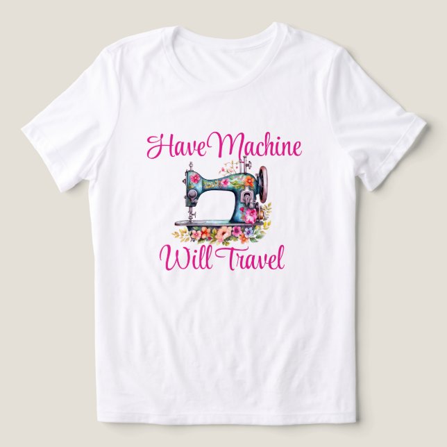 Camiseta Máquina de costura (Design frontal)