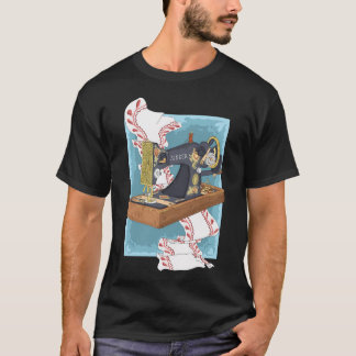 Camiseta Máquina de costura antiga