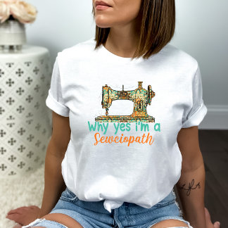 Camiseta Máquina de costura engraçada