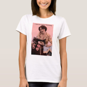 Camiseta Máquina de costura por safra que funciona com máqu