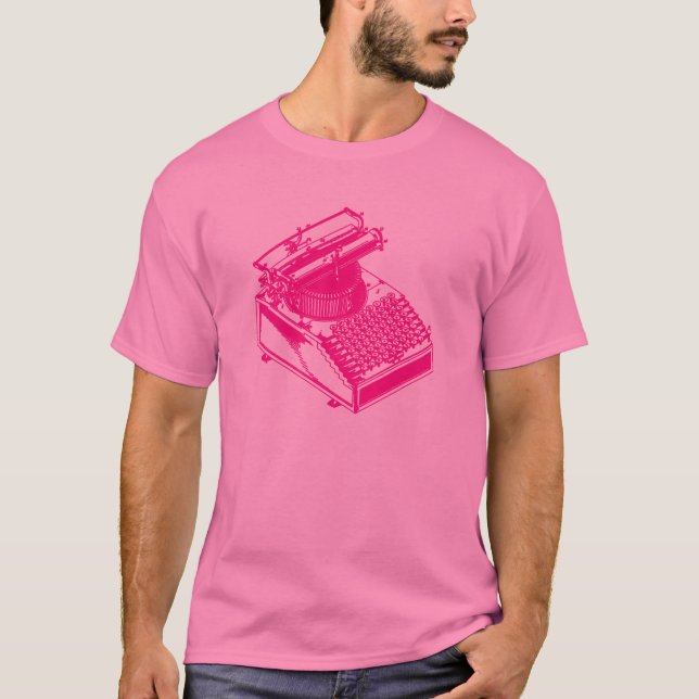 Camiseta Máquina de Escrever Manual Antiga (Frente)