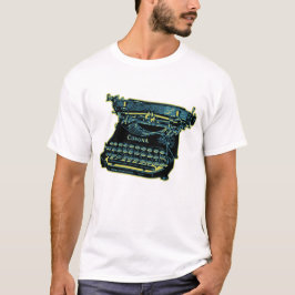 Camiseta Máquina de escrever Vintage