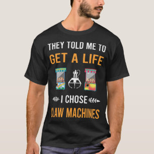 Camiseta Máquina de Garra Pega Vida Guindaste