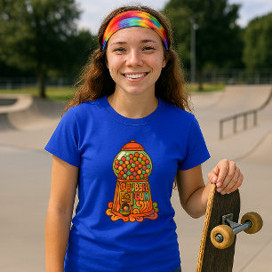 Camiseta Máquina de Gumball Psicodélica Retroativa