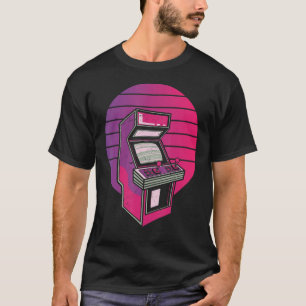 Camiseta Máquina de jogos em cascata de vídeo estético - 80