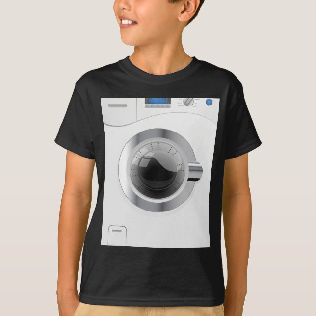 Camiseta Máquina de Lavar Branca (Frente)