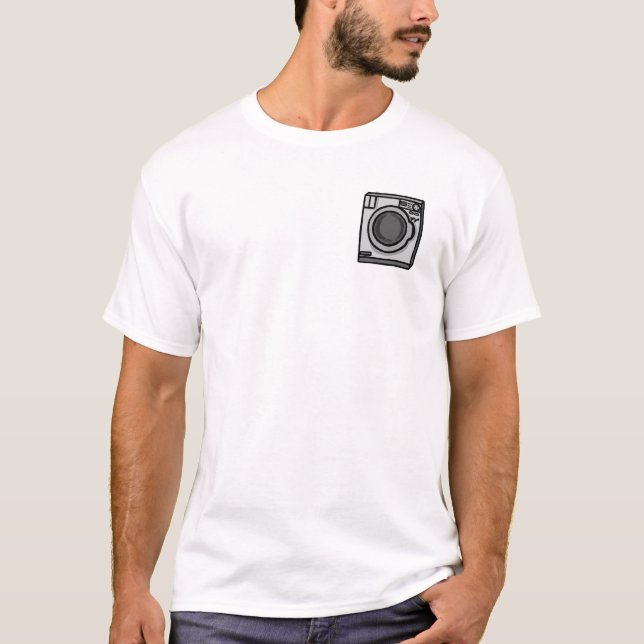 Camiseta Máquina de Lavar Desajeitada (Frente)
