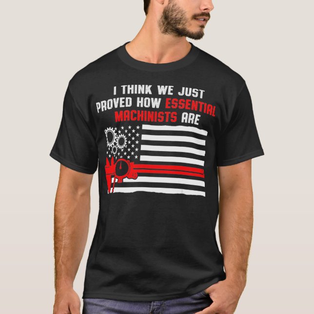 Camiseta Máquina de Máquina com Prova de Máquina (Frente)
