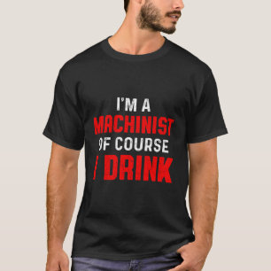 Camiseta Máquina de Máquina de Bebidas Machinista