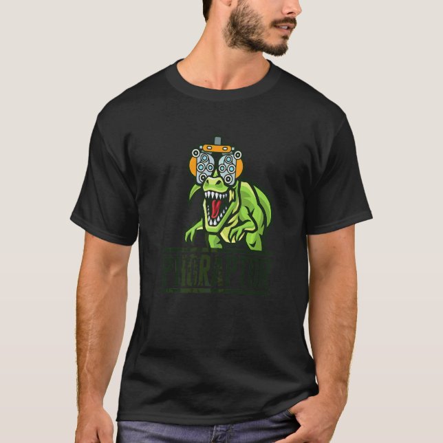Camiseta Máquina de Optometria Foróptero Oftalmologista Pho (Frente)
