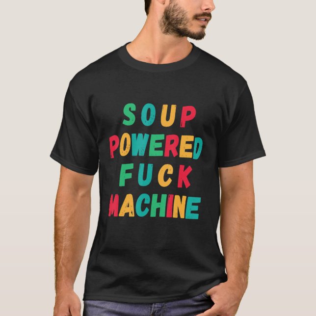 Camiseta Máquina de Pata de Fu com Pó de Sopa (Frente)