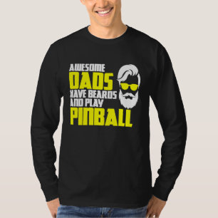 Camiseta Máquina de pinball dizendo máquina de pinball dia