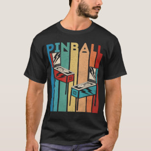 Camiseta Máquina de Pinball Retro Vintage Multiball Ar