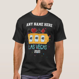 Camiseta Máquina de Slot de Aniversário de Las Vegas Person