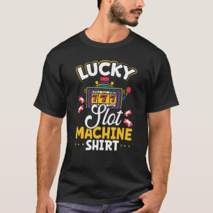 Camiseta Máquina de Slots Sortudos de Impressão Retroativa