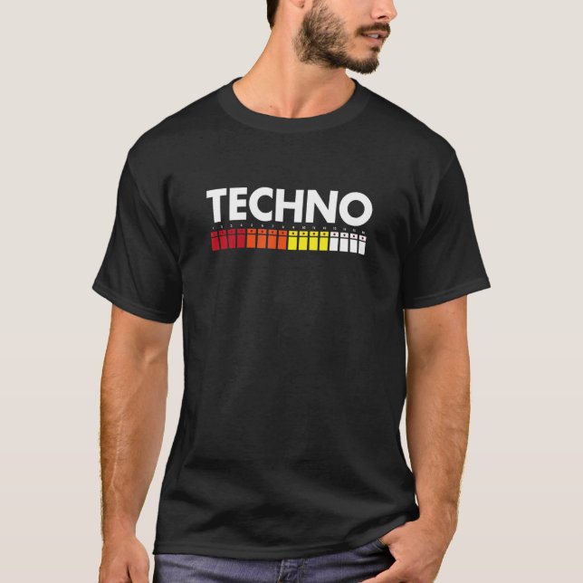 Camiseta Máquina de tambor Techno 808 (Frente)