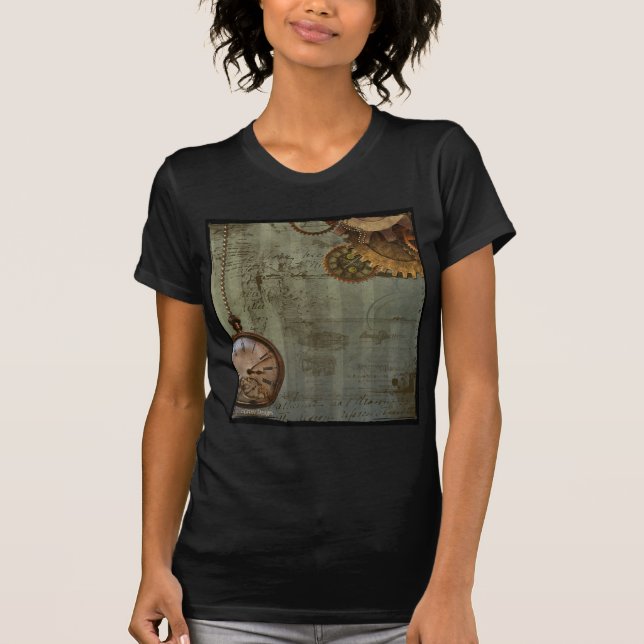 Camiseta Máquina de Tempo Steampunk (Frente)