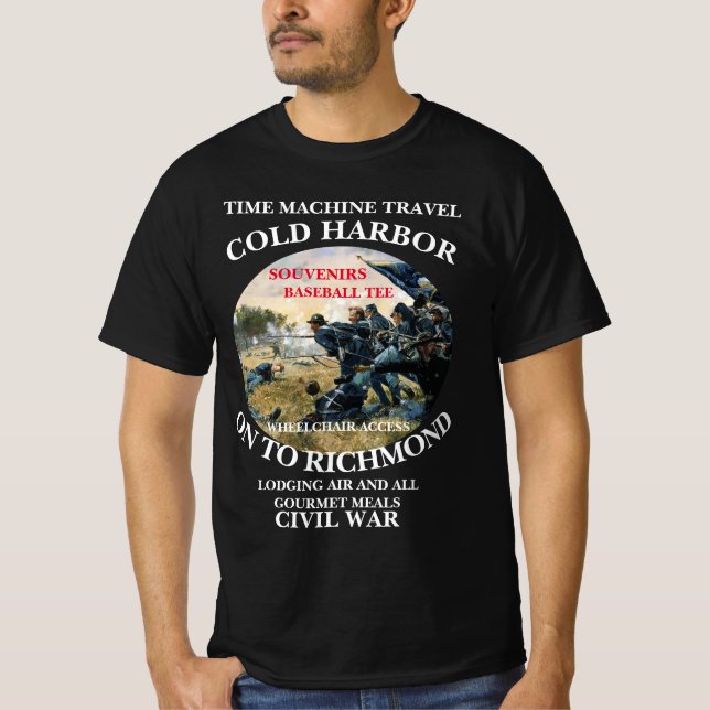 CAMISETA MÁQUINA DO TEMPO - BATALHA DE COLD HARBOR (Frente)