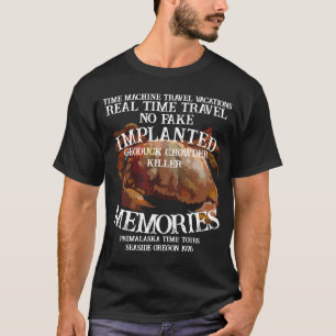 Camiseta Máquina do Tempo Real Viagem Geoduck Assassino Cos
