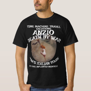 CAMISETA MÁQUINA DO TEMPO VIAGEM ANZIO MORTE GUERRA