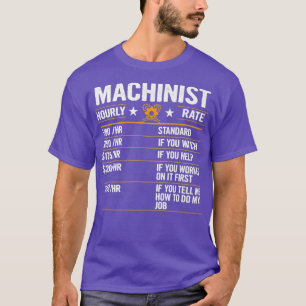 Camiseta Máquina Engraçada Taxa Horária Prêmio de Taxas