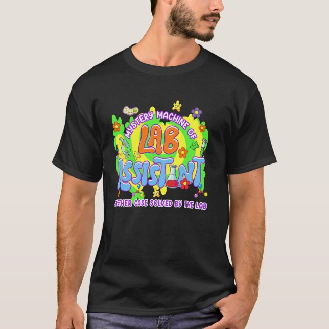 Camiseta Máquina Misteriosa do Assistente de Laboratório Se (Frente)