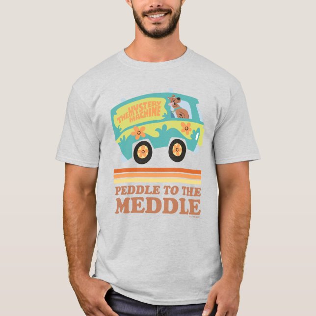 Camiseta Máquina Misteriosa Scooby-Doo "Juntar-se à Medça" (Frente)