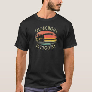 Camiseta Máquina Tradicional de Tatuagem a Bobina Cota Trad