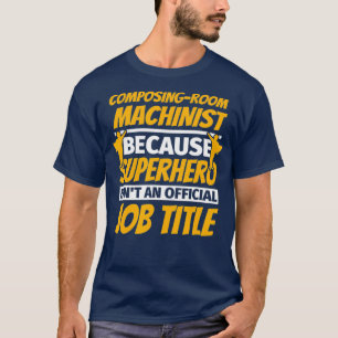 Camiseta MÁQUINAS DE COMPOSIÇÃO MACHINISTA Gpresente de