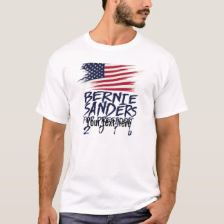Camiseta Máquinas de lixar de Bernie para o presidente 2016