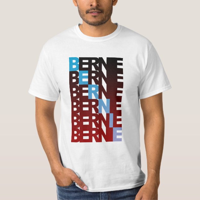 Camiseta Máquinas de lixar de BERNIE textualBern (Frente)