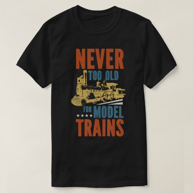 Camiseta maquinista de locomotiva engraçada (Frente do Design)