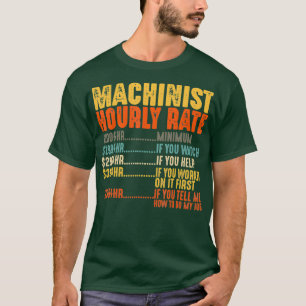 Camiseta Maquinista de Taxa Horária Oferta Mão-de-Obra Me