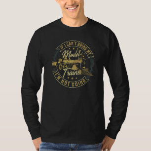 Camiseta Maquinista de Trem a Vapor Observando Locomotiva A