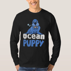 Camiseta Mar de Amante de os animais do Oceano Pacífico Leã