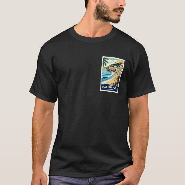 Camiseta Mar del Plata Argentina Poster (Frente)
