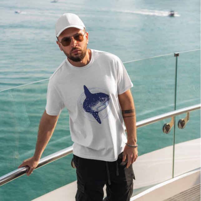 Camiseta Mar do Sol Oceano Animal (Criador carregado)