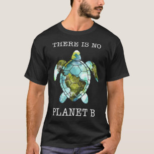 Camiseta Mar e Tartaruga Não Há Planeta B Tshirt Women Bl