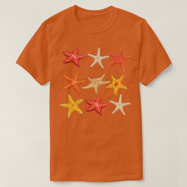Camiseta Mar Oceano Animal Starfish Lover (Frente do Design)