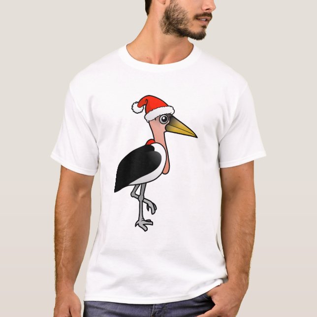 Camiseta Marabou Stork Papais noeis (Frente)