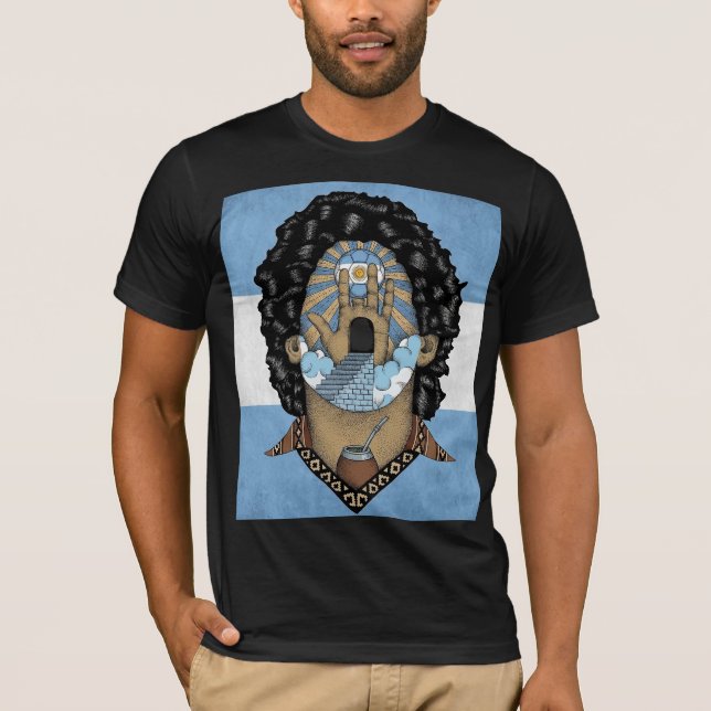 Camiseta Maradona Argentina (Frente)
